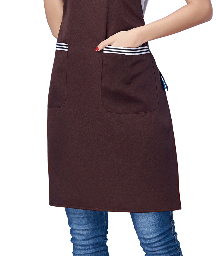 廣告圍裙定制logo水果店超市圍裙工作女廚房工作服男女圍腰訂做(圖9)