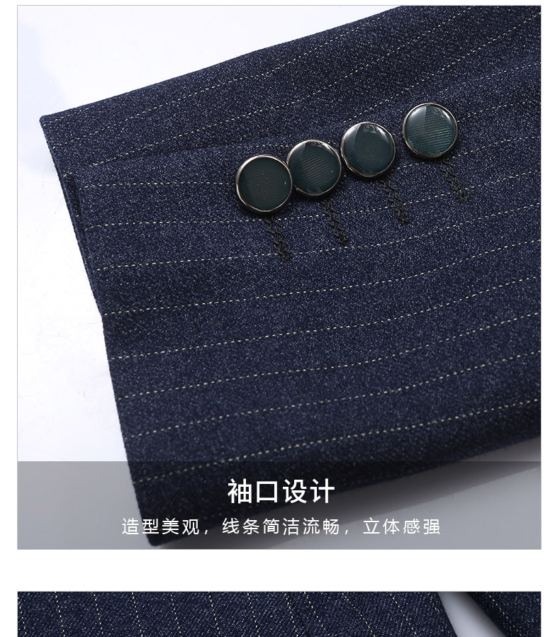 9951#男女西服 藍條紋(圖9)