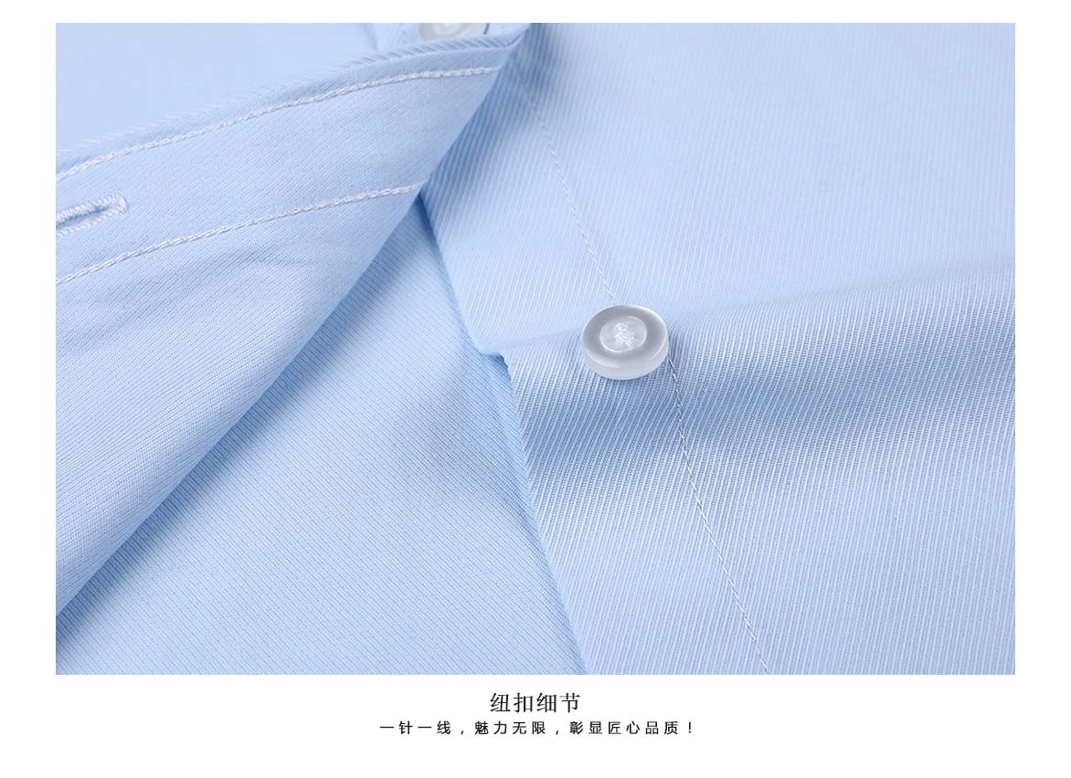 短袖4801#大斜紋男女襯衫(圖2)