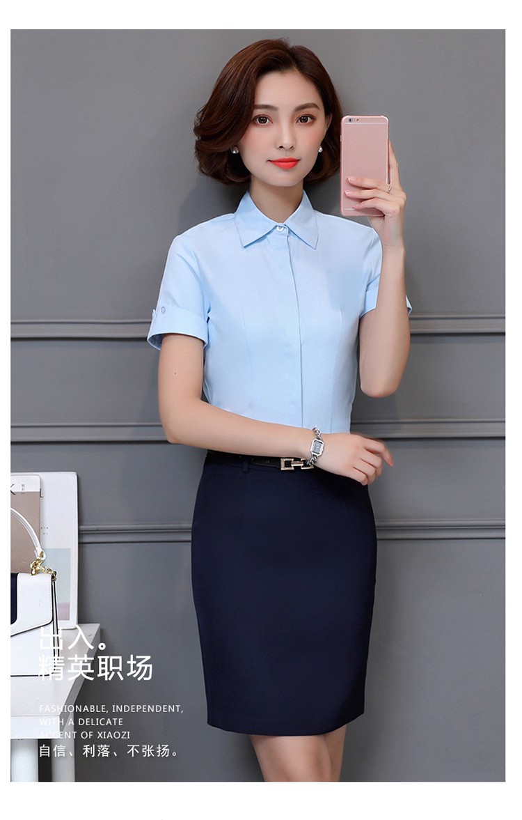 YNZ-921#時尚短袖女襯衫(圖2)