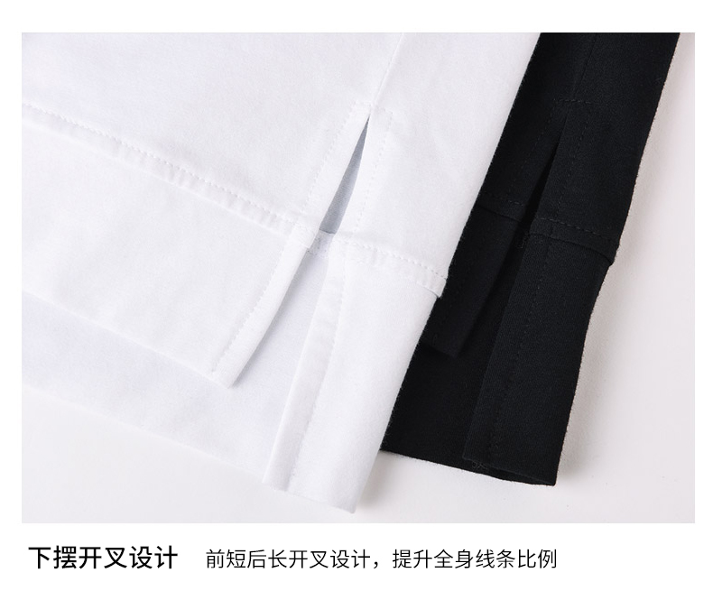 七分袖男韓版潮流 學生寬松bf風中袖t恤青年肥仔個性大碼夏季短袖(圖16)